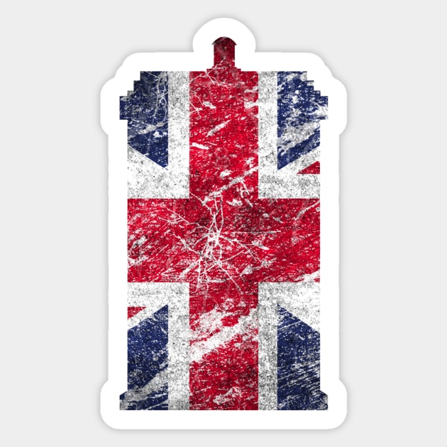 UK TARDIS Sticker by _Eleanore_